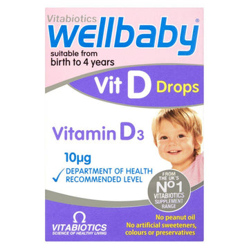 Wellbaby Vit D Drops 10 µg 30Ml